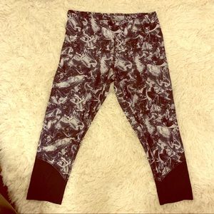 Lole brand new marble print Capri leggings